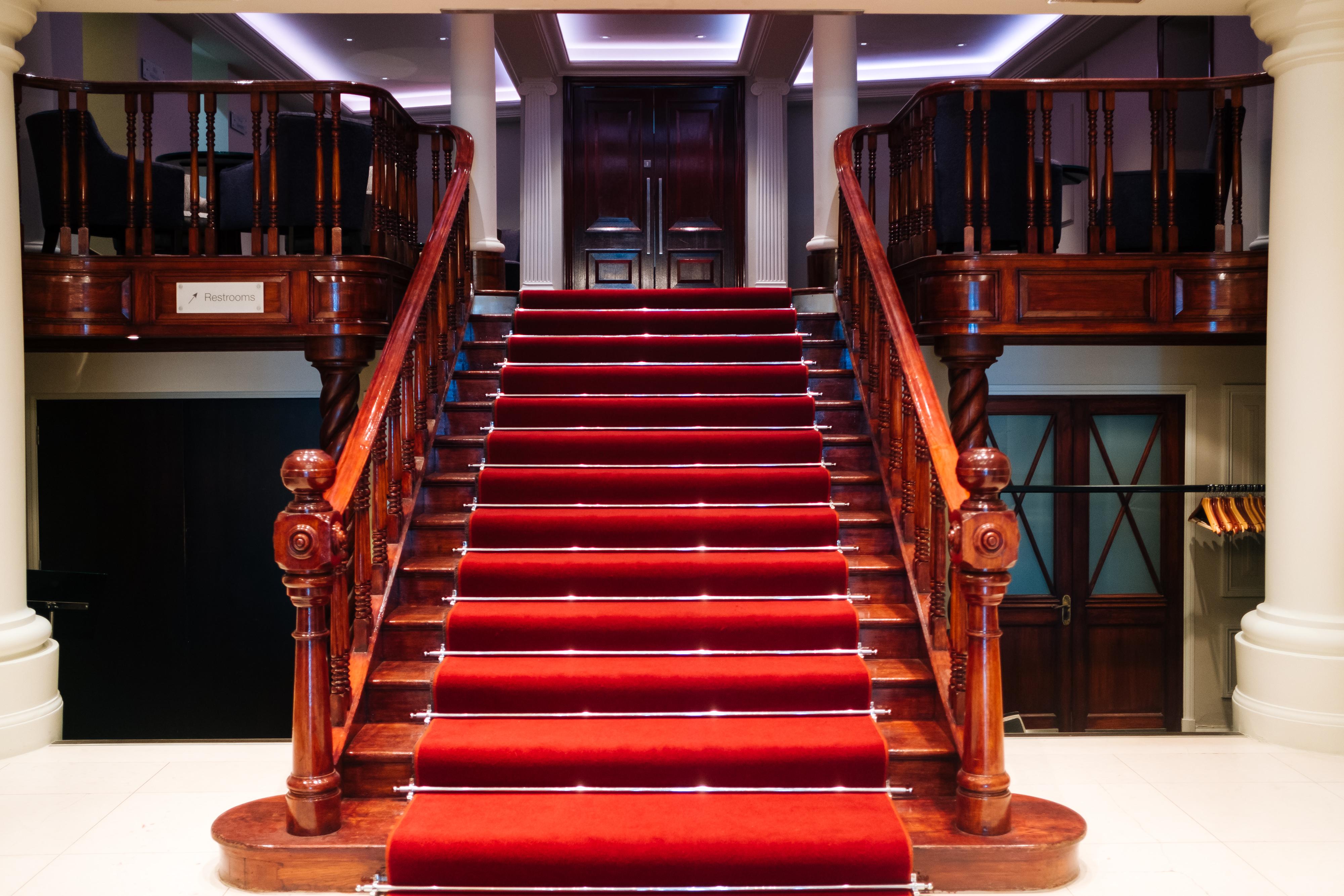 Grand Jersey Hotel And Spa Saint Helier Jersey Eksteriør bilde The staircase at the entrance of the hotel